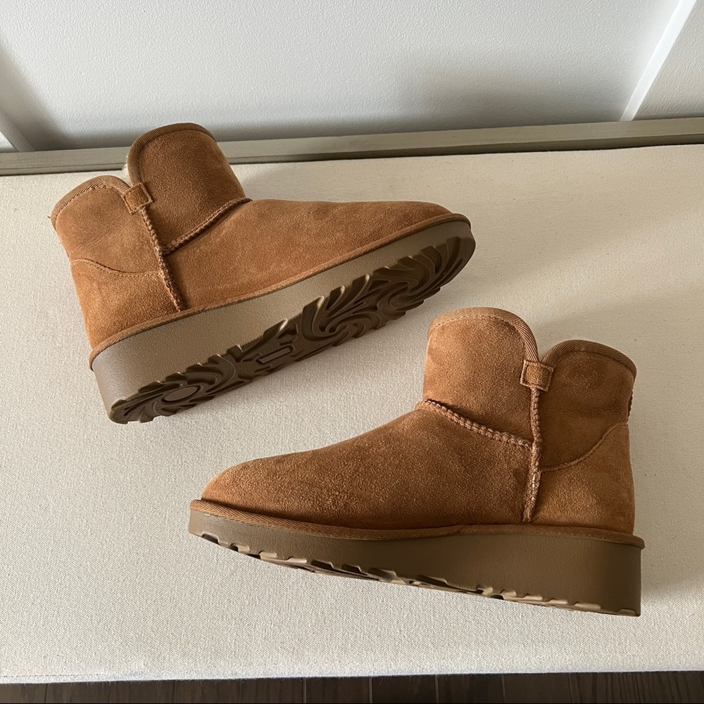 Brown Mini Boots